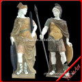 Outdoor Marble Stone Roman Legionary Soldier Statue Carving